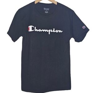 Champion Black Tee Shirt Size Small